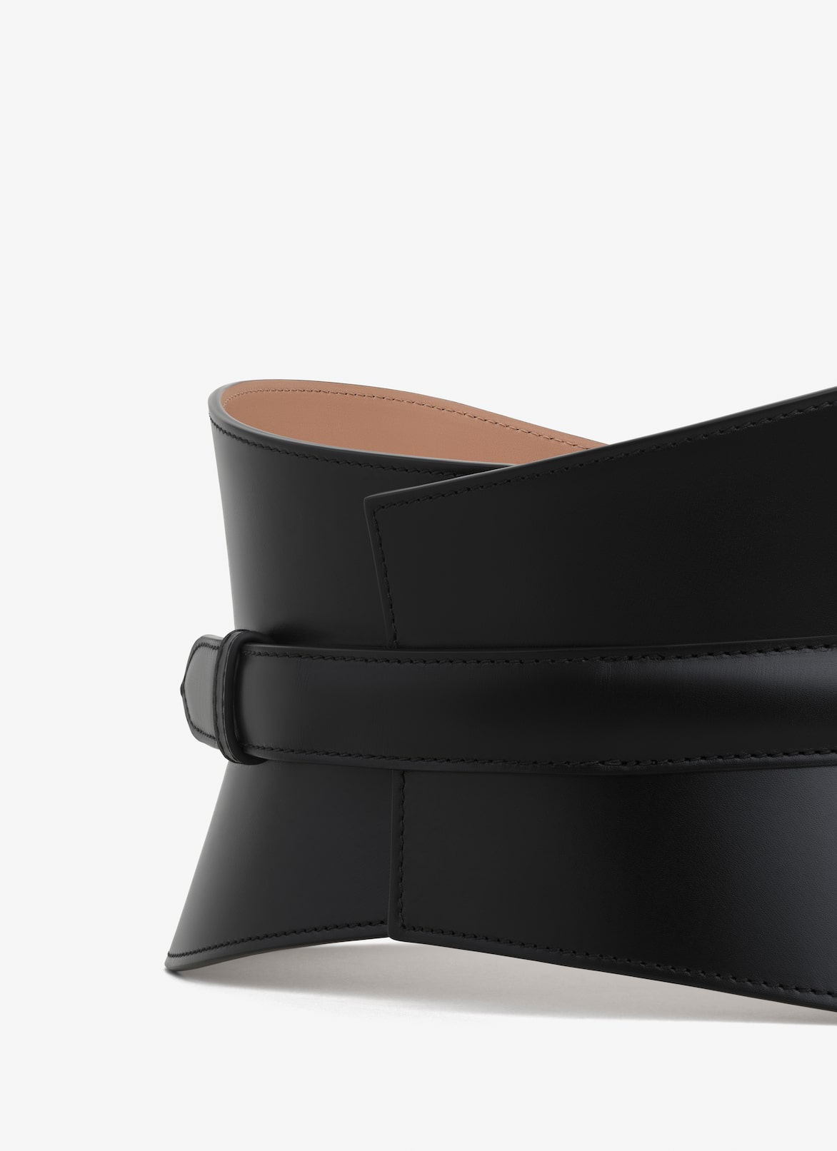 NEO BUSTIER CORSET IN CALFSKIN ALAÏA BLACK NEO BUSTIER CORSET IN CALFSKIN